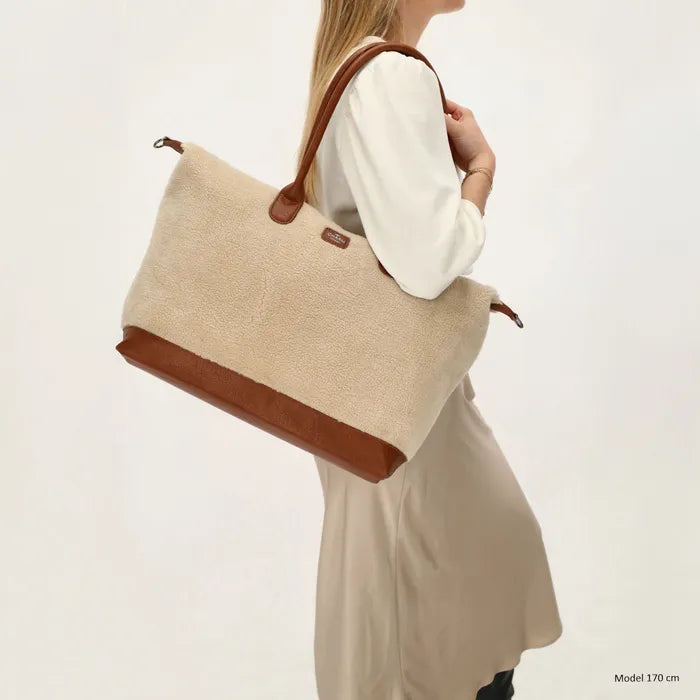 Charm london buckingham teddy laptoptas 15,6 inch (34.5x19.4 cm) beige