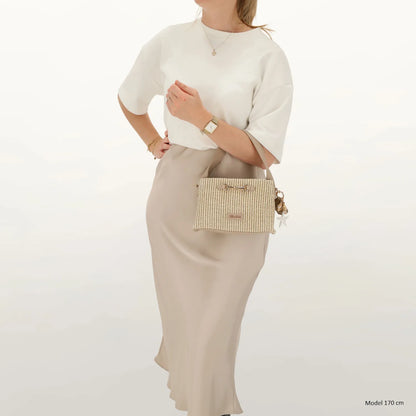 Charm london santorini handtas taupe