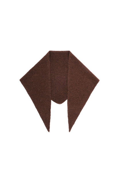 Wintersjaaltje effen bruin