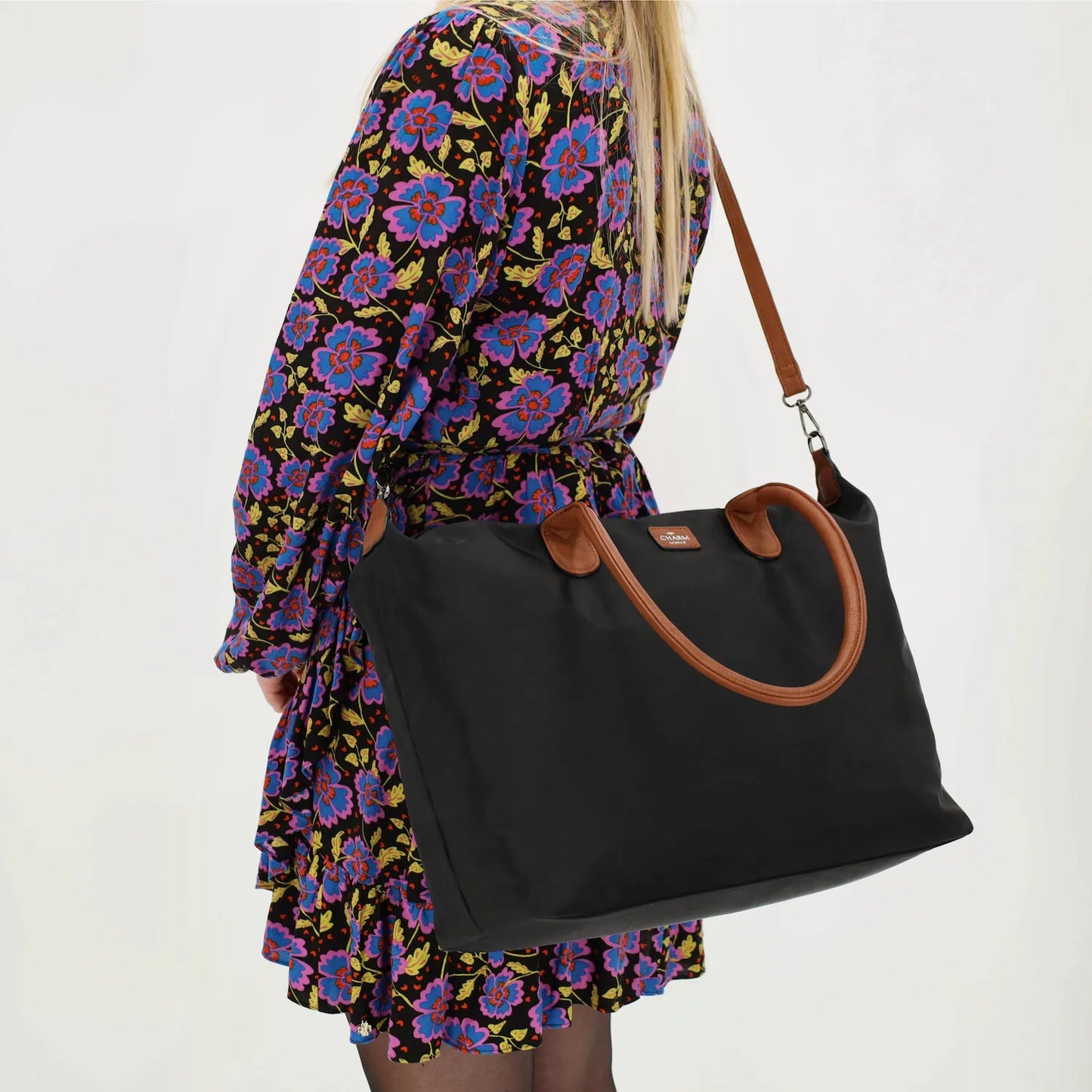 Charm london buckingham laptoptas zwart