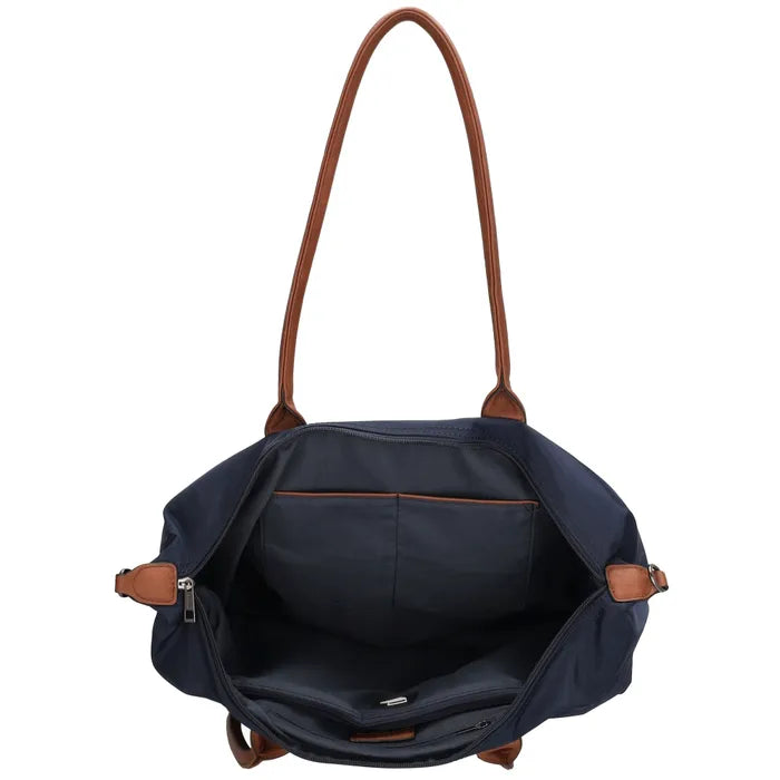 Charm london buckingham laptoptas donkerblauw