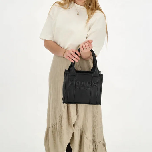 Charm London Bond Handtas zwart