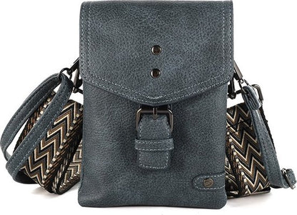 I’m Dutch Kansas tasje jeansblauw