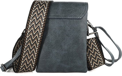 I’m Dutch Kansas tasje jeansblauw