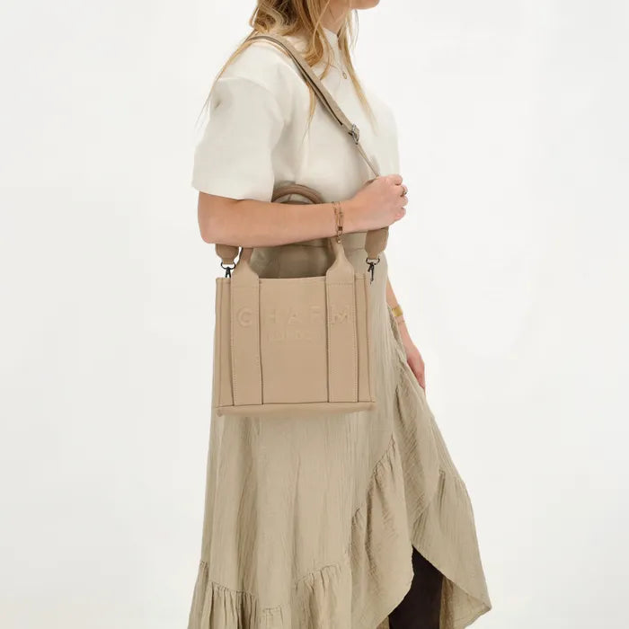 Charm London Bond Handtas taupe