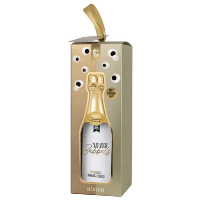 Douchegel met puff – Tijd voor bubbels