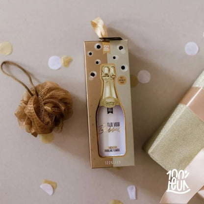 Douchegel met puff – Tijd voor bubbels