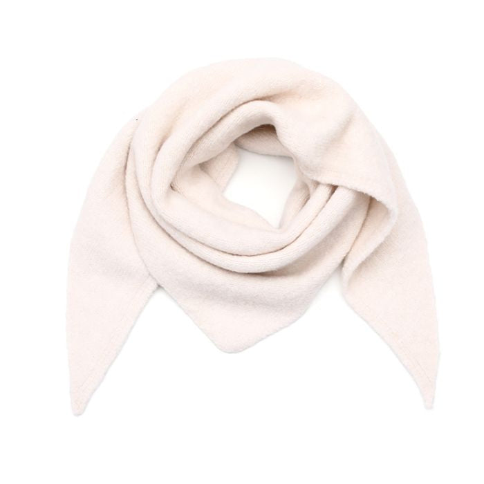Wintersjaaltje effen off white