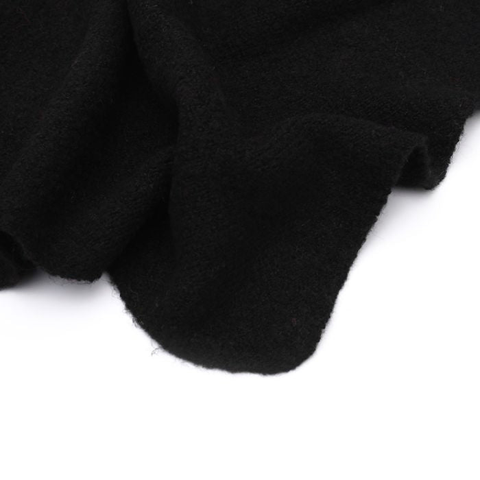 Wintersjaaltje effen zwart