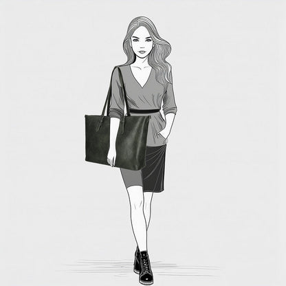 Julia Shopper Laptoptas 15 Inch PU Materiaal Serie Julia Met Afmetingen 42 X 14,5 X 30 Cm