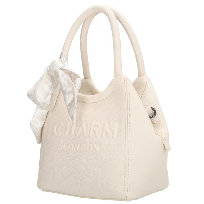 Charm london bond street handtas klein gebroken wit