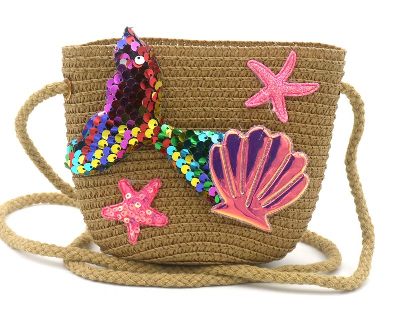 Woven Kids Bag Mermaid Brown