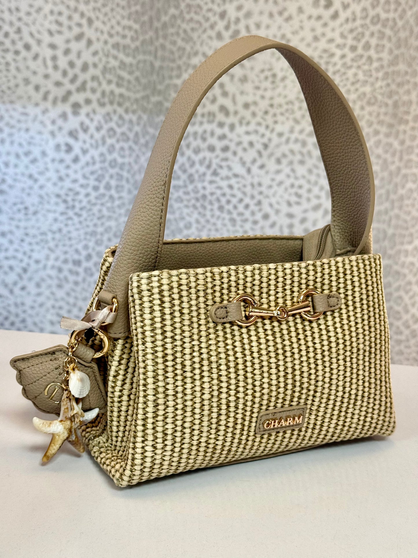 Charm london santorini handtas taupe