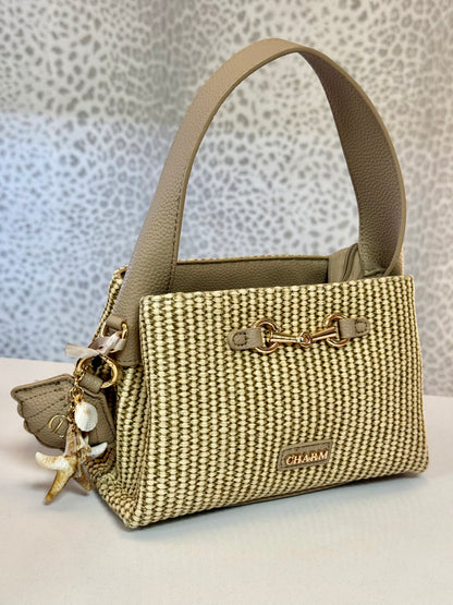 Charm london santorini handtas taupe
