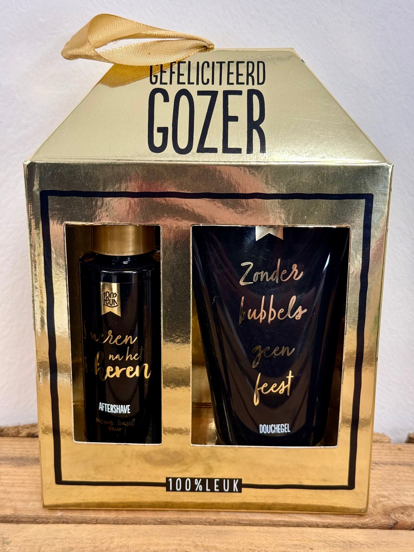 Cadeau set – Gefeliciteerd gozer