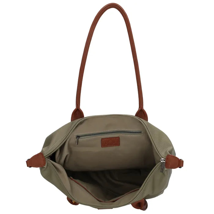 Charm london buckingham palace handtas olijfgroen