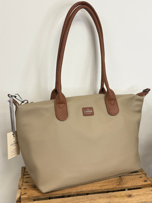 Charm london buckingham palace handtas taupe