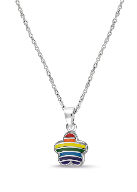 Ketting regenboog bloem