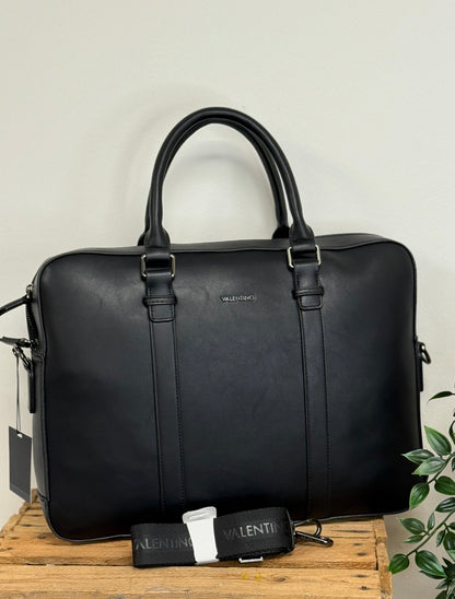 Valentino Bags Laptoptas Zwart Voor 13 Inch Laptop En Tablet Met Apart Vak En Afneembare Schouderband