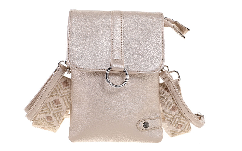 HARTFORD CHAMPAGNE TELEFOON- EN SCHOUDERTASJE