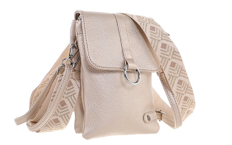 HARTFORD CHAMPAGNE TELEFOON- EN SCHOUDERTASJE