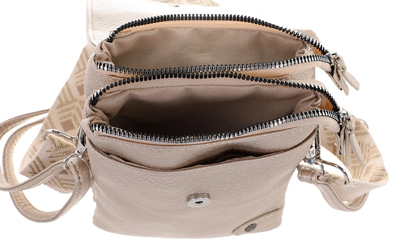 HARTFORD CHAMPAGNE TELEFOON- EN SCHOUDERTASJE