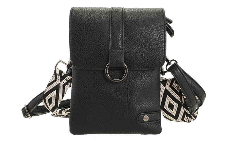 HARTFORD BLACK TELEFOON- EN SCHOUDERTASJE