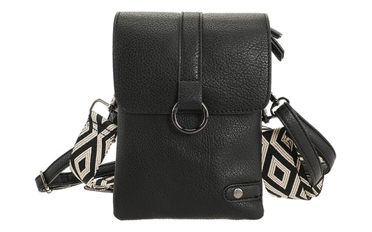 HARTFORD BLACK TELEFOON- EN SCHOUDERTASJE