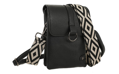 HARTFORD BLACK TELEFOON- EN SCHOUDERTASJE