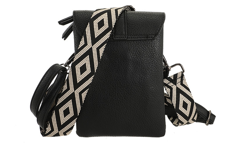 HARTFORD BLACK TELEFOON- EN SCHOUDERTASJE