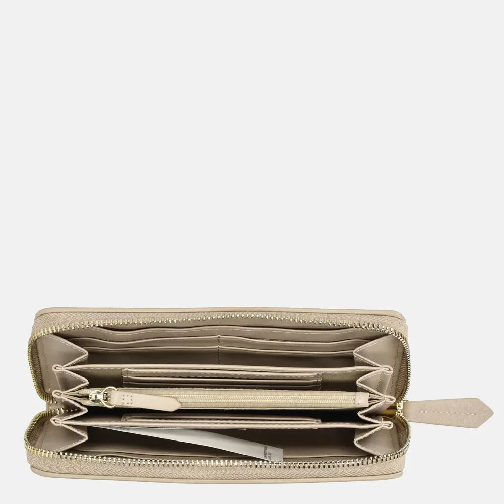 Valentino Bags Zero Re ritsportemonnee beige groot