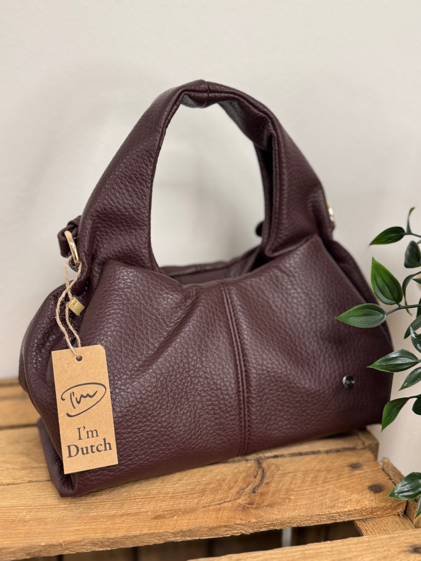 CHESTER BORDEAUX MINI HANDTAS