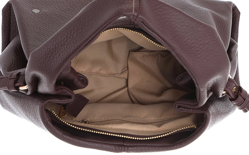 CHESTER BORDEAUX MINI HANDTAS