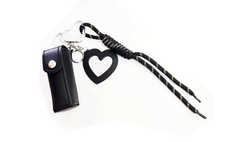 BAG CHARM BLACK KEESJE SLEUTELHANGER