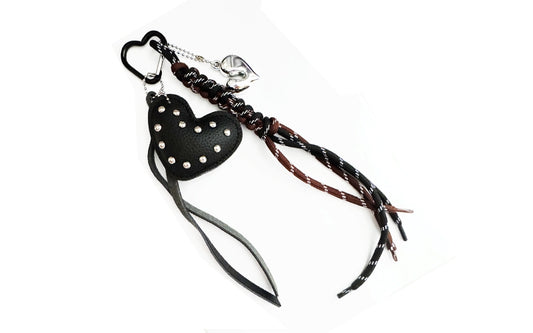 BAG CHARMS BLACK GEERTJE SLEUTELHANGER