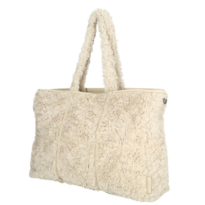 Fay Shopper Off White Nylon Polyester Ruime Tas Voor Dagelijks Gebruik 50x16x32 Cm