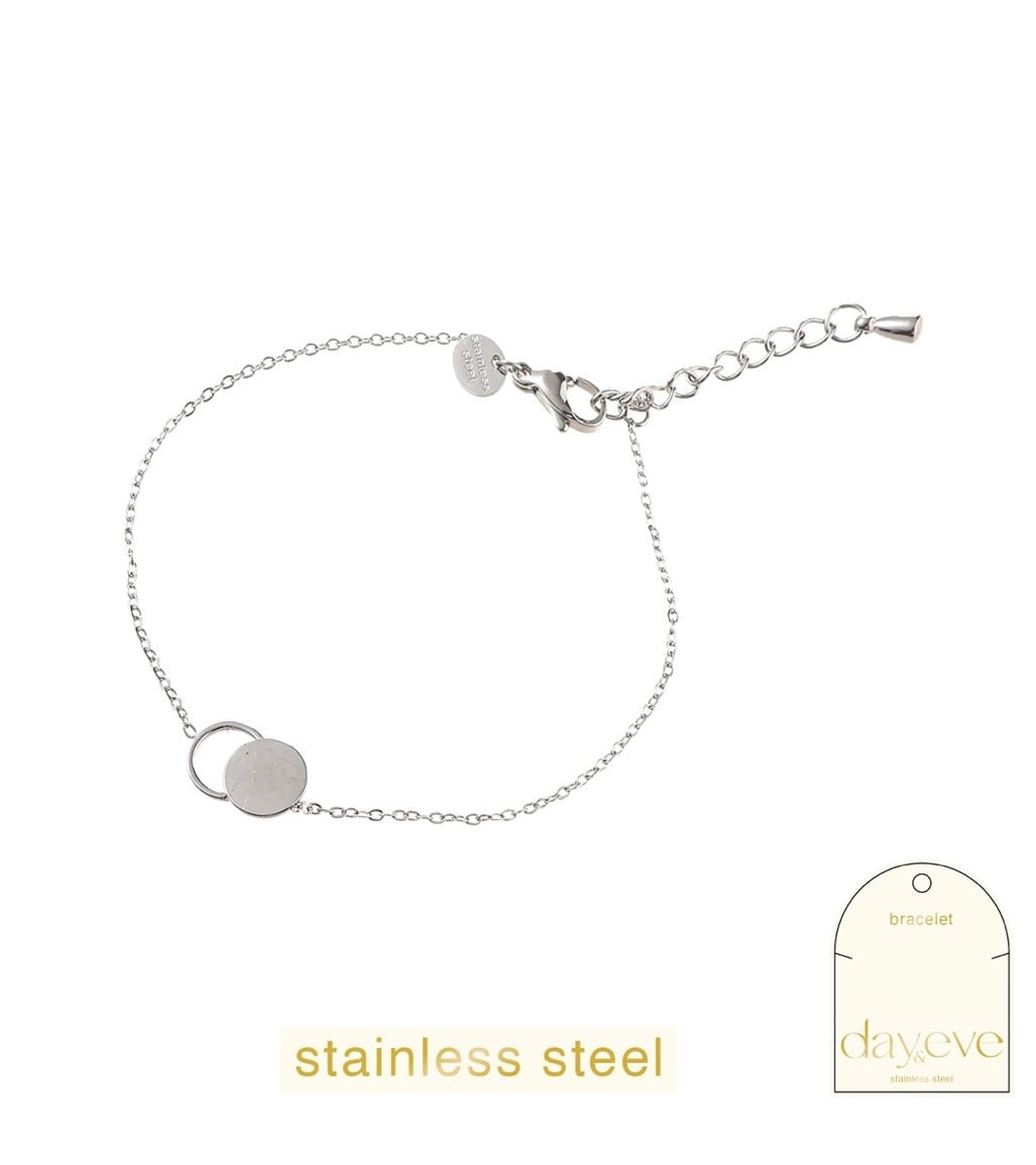 Day & Eve Eclipse bracelet zilver - Sannes Sieraden