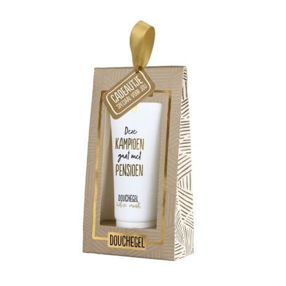 Douchegel in cadeauverpakking - Pensioen - Sannes Sieraden