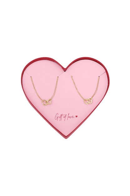 Gift set hartjes armbanden