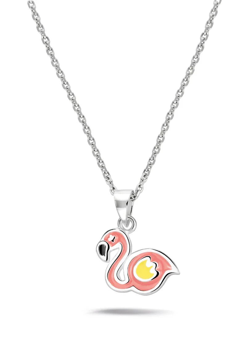 Ketting flamingo - Sannes Sieraden