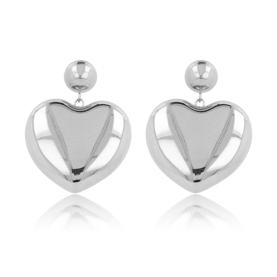 My Bendel zilveren oorstekers hart 12mm - Sannes Sieraden