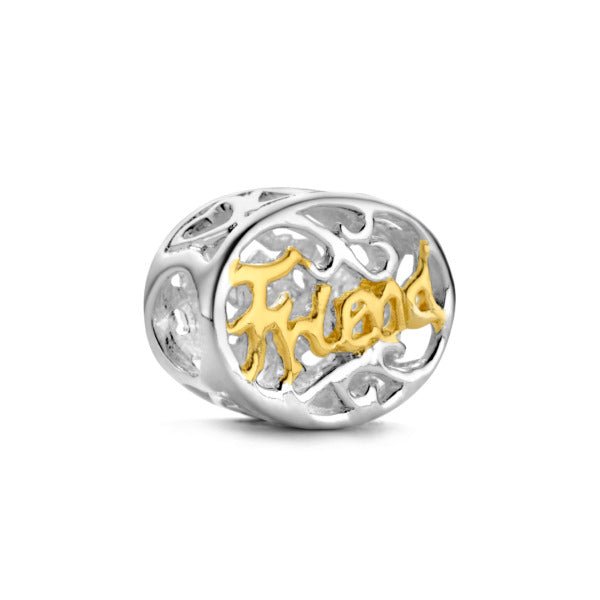 Rosa Di Luca Zilver Bedel Friend Verguld Voor Pandora - Sannes Sieraden