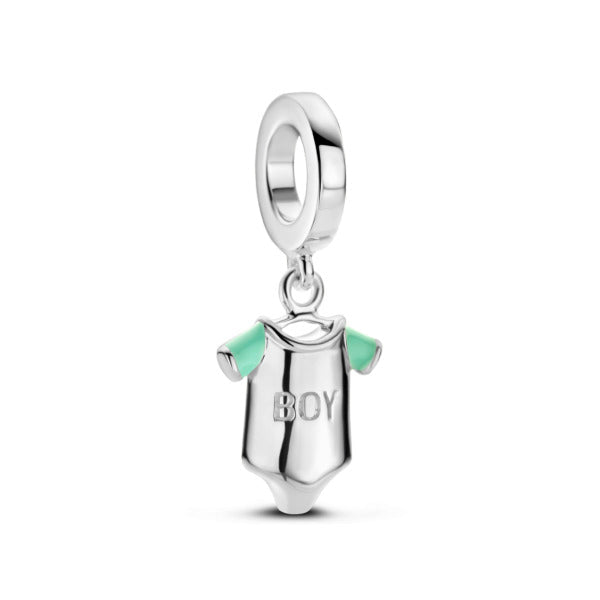 Rosa Di Luca Zilver Bedel Hanger Romper Boy Pandora - Sannes Sieraden