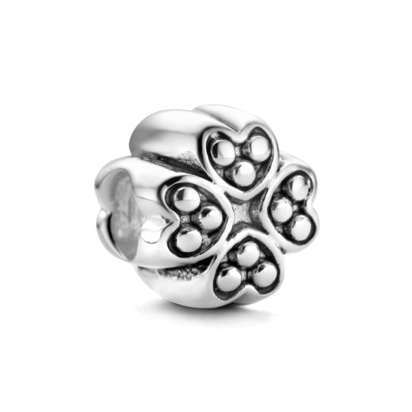 Rosa Di Luca Zilver Bedel Klaver Voor Pandora Armband - Sannes Sieraden