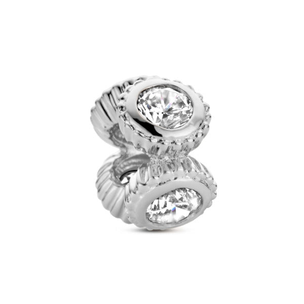 Rosa Di Luca Zilver Bedel Zirkonia 925 Pandora Compatibel - Sannes Sieraden