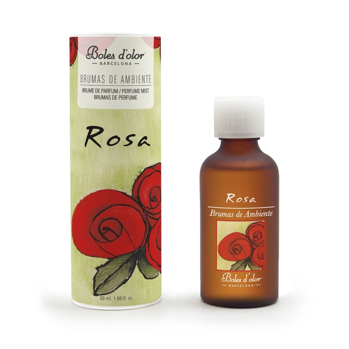 Rosa Geurolie 50ml Boles d'olor - Luxe Rozengeur Voor Diffuser - Sannes Sieraden