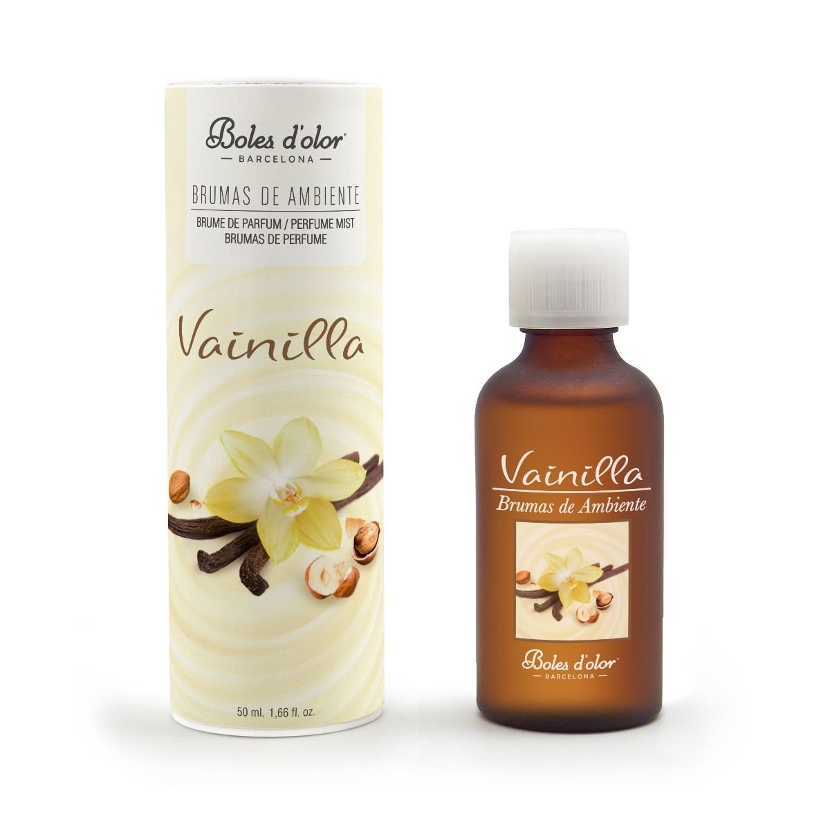 Vainilla Geurolie 50ml Boles d'olor - Warme Vanillegeur Voor Diffuser - Sannes Sieraden