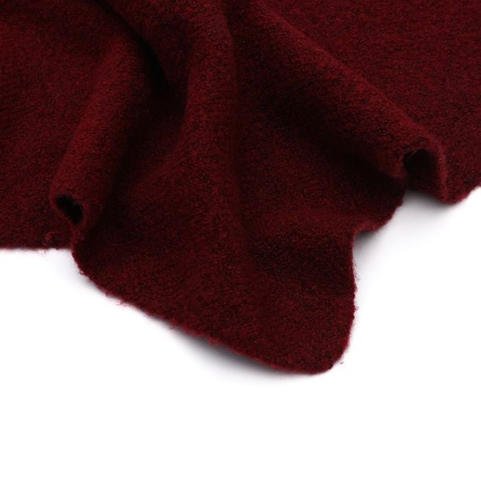 Wintersjaaltje Effen Bordeaux Met Wol en Viscose Zachte Draagcomfort Lange Pasvorm 40x110 cm - Sannes Sieraden