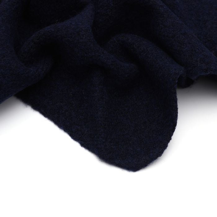 Wintersjaaltje Effen Donkerblauw Met Wol En Viscose Materiaal 20 Procent Wol 80 Procent Viscose 40x110 Cm - Sannes Sieraden